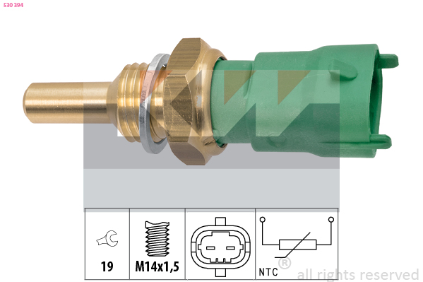 Senzor,temperatura lichid de racire 530 394 KW